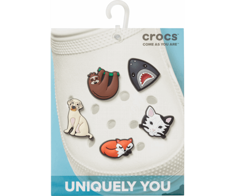 Crocs Jibbitz Animal Lover 5 Pacote
