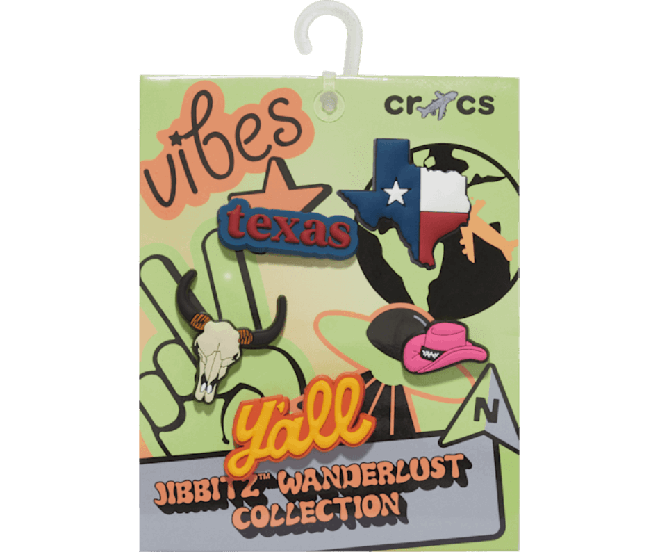 Pacote De 5 Coleção Crocs Texas Wanderlust
