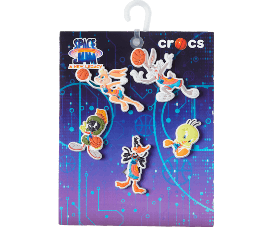 Pacote De 5 Personagens Crocs Space Jam