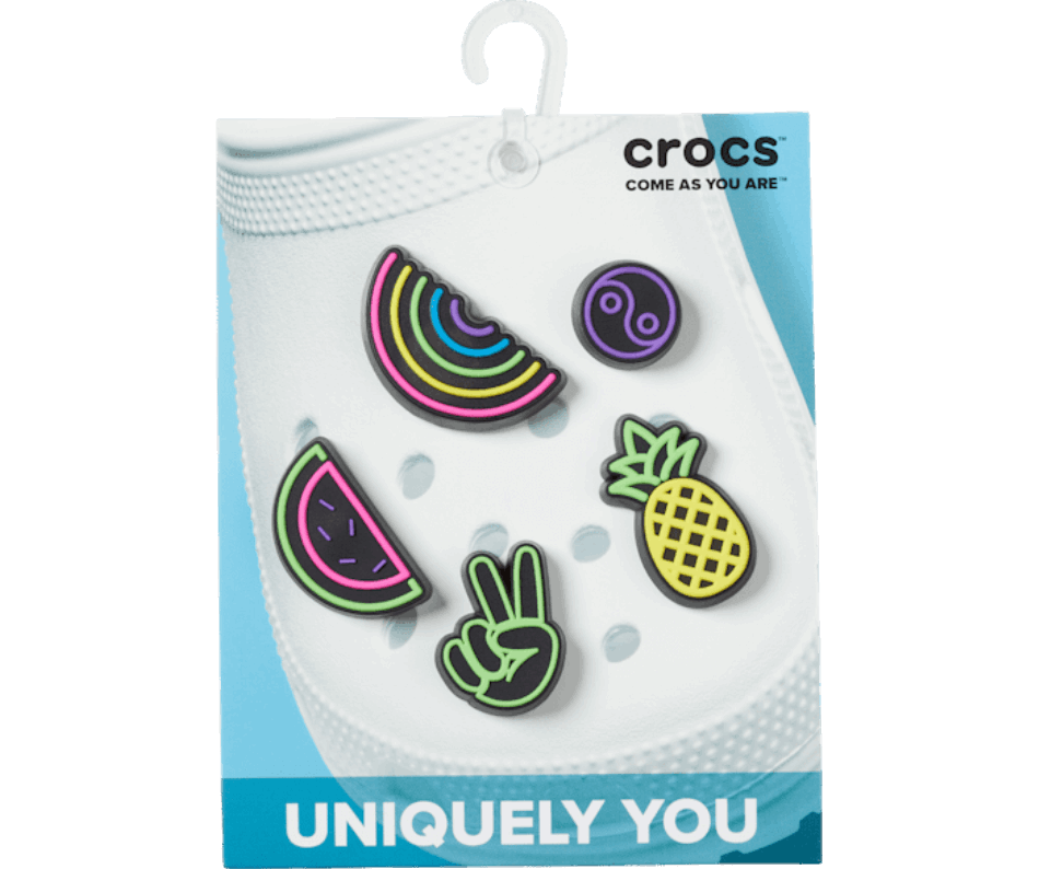 Crocs Acendem Divertido Pacote De 5