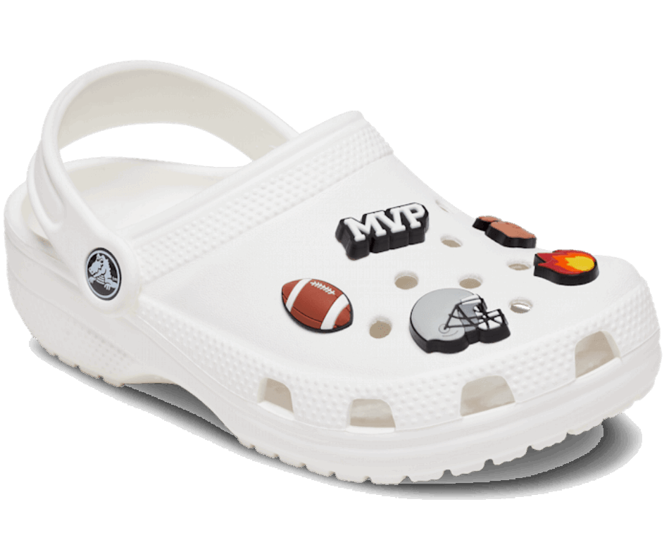 Pacote De 5 Estrelas De Futebol Crocs