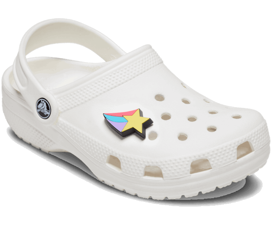 Estrela Cadente Colorida Crocs