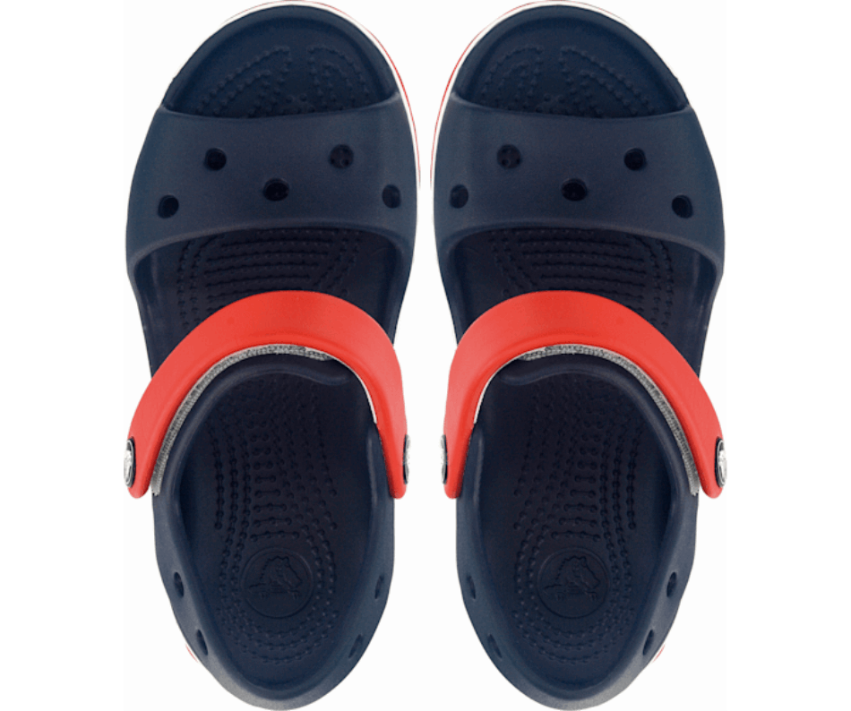 Crocs Sandália Infantil Crocband Vermelho Marinho