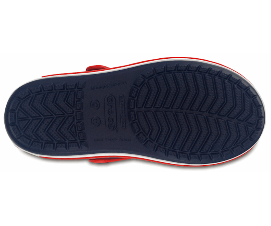 Crocs Sandália Infantil Crocband Vermelho Marinho