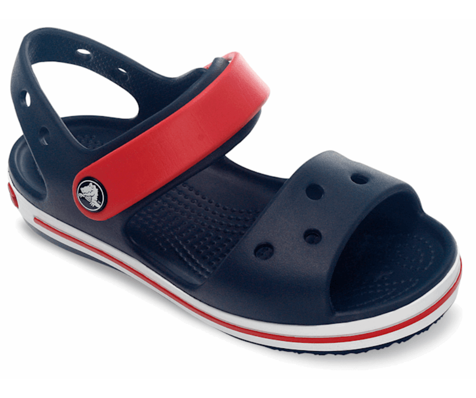 Crocs Sandália Infantil Crocband Vermelho Marinho