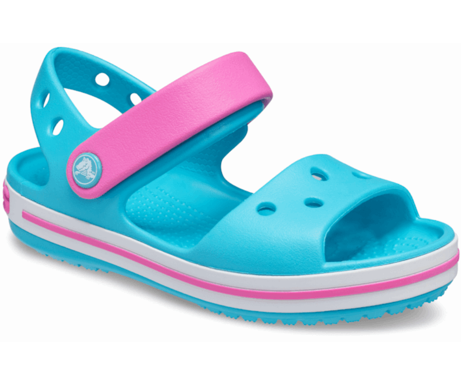 Crocs Sandália Infantil Crocband Digital Aqua