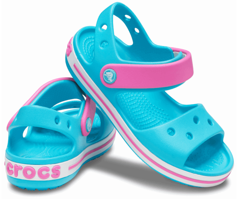 Crocs Sandália Infantil Crocband Digital Aqua