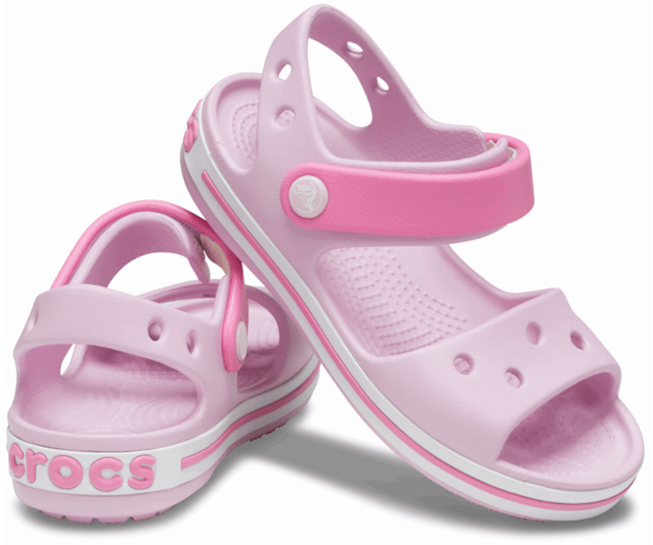 Crocs Sandália Infantil Crocband Bailarina Rosa