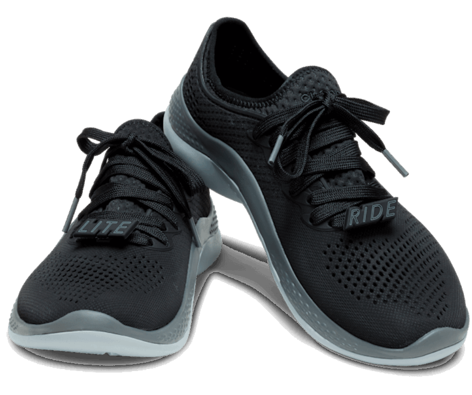 Crocs Masculino Literide 360 ​​pacer Preto-ardósia Cinza