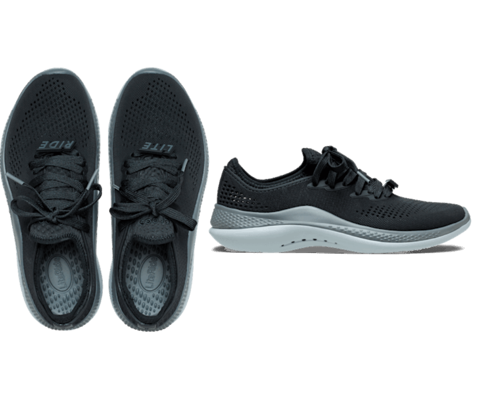Crocs Masculino Literide 360 ​​pacer Preto-ardósia Cinza