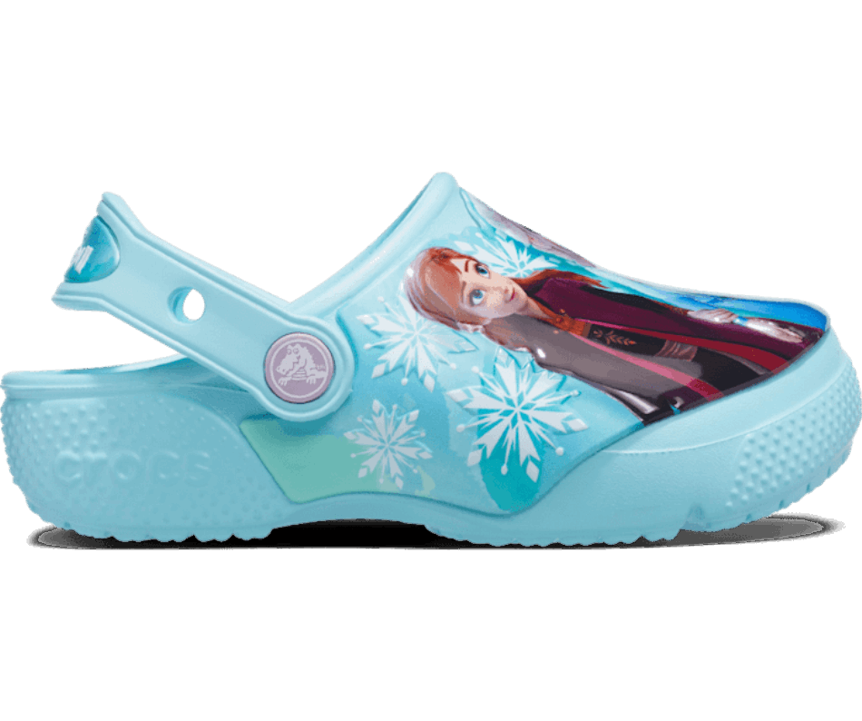 Criança Crocs Fun Lab Disney Frozen Ii Entupir Gelo Azul