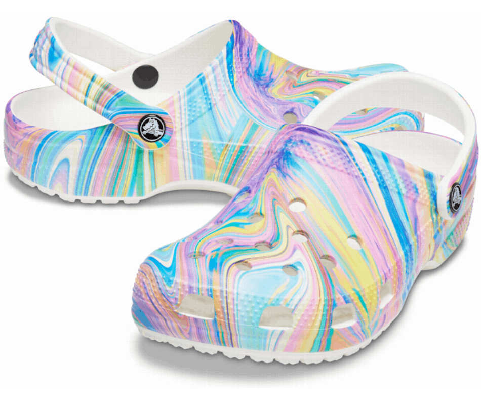 Crocs Classic Fora Deste Mundo Ii Tamanco Multi-branco