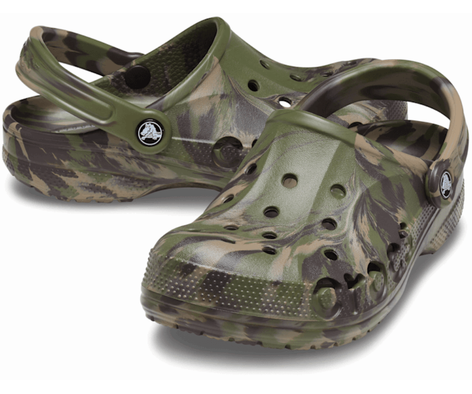 Crocs Baya Tamanco Marmorizado Army Green-multi