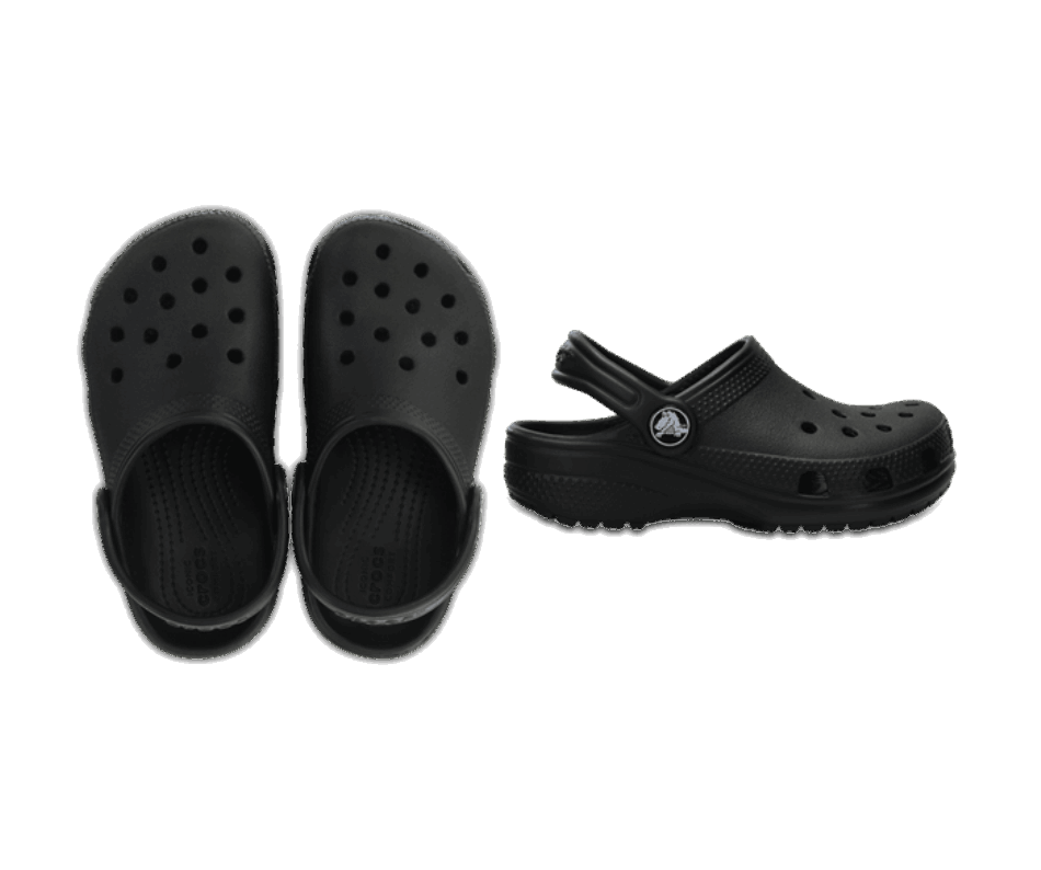 Crocs Infantil Clássico Tamanco Preto