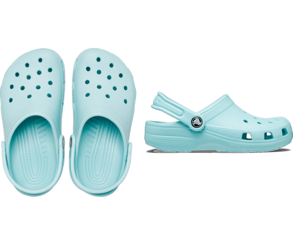 Crocs Infantil Clássico Entupir água Pura