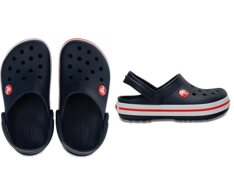 Crocs Infantil Crocband Tamanco Vermelho Marinho