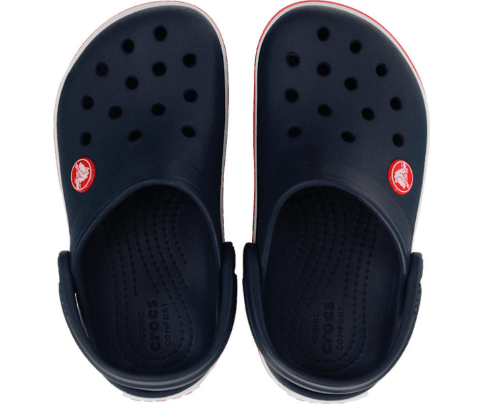 Crocs Infantil Crocband Tamanco Vermelho Marinho
