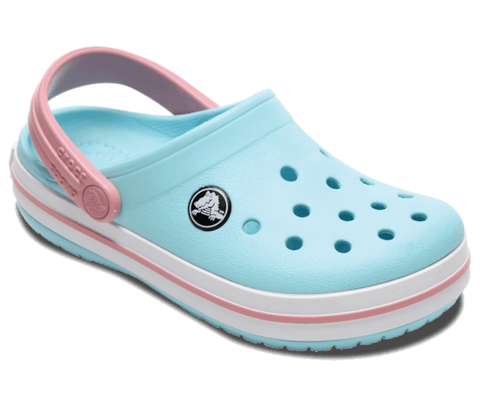 Crocs Criança Crocband Tamanco Gelo Azul-branco