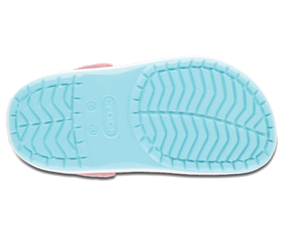 Crocs Criança Crocband Tamanco Gelo Azul-branco