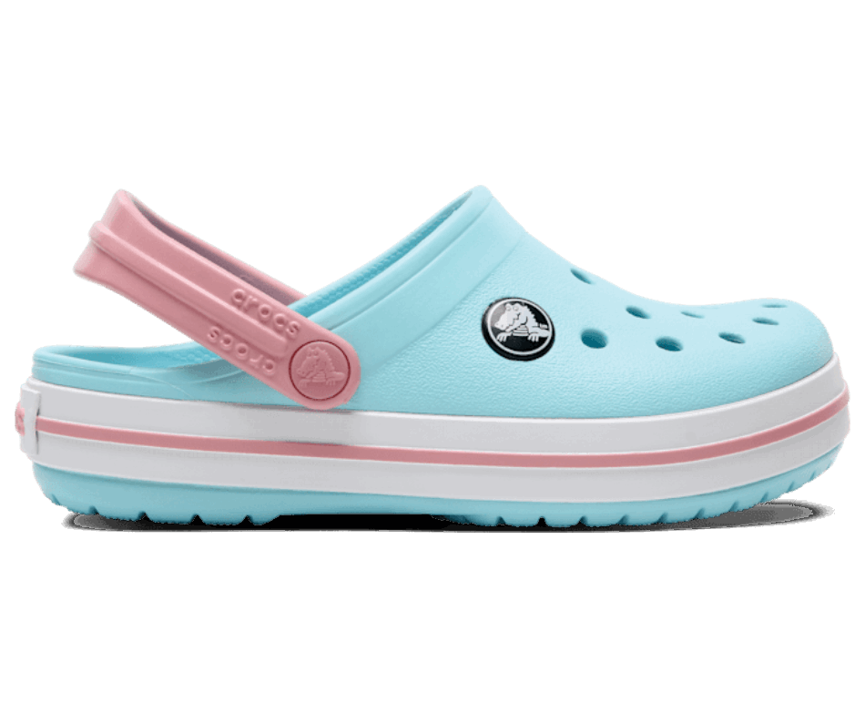 Crocs Criança Crocband Tamanco Gelo Azul-branco