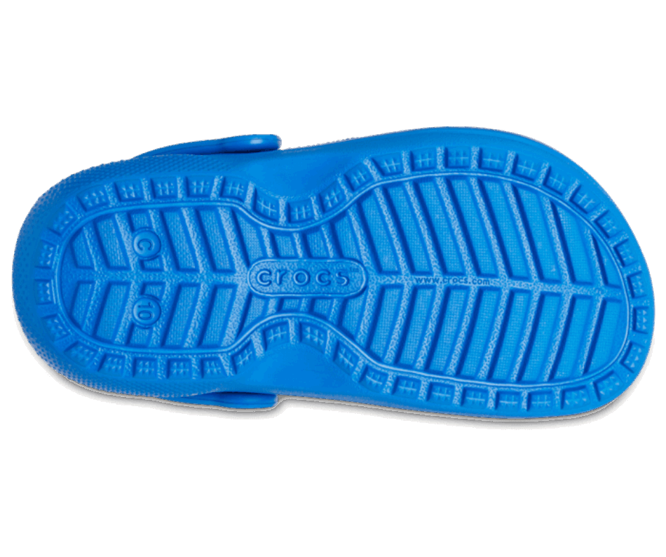 Crocs Child Forrado Clássico Tamanco Azul Parafuso