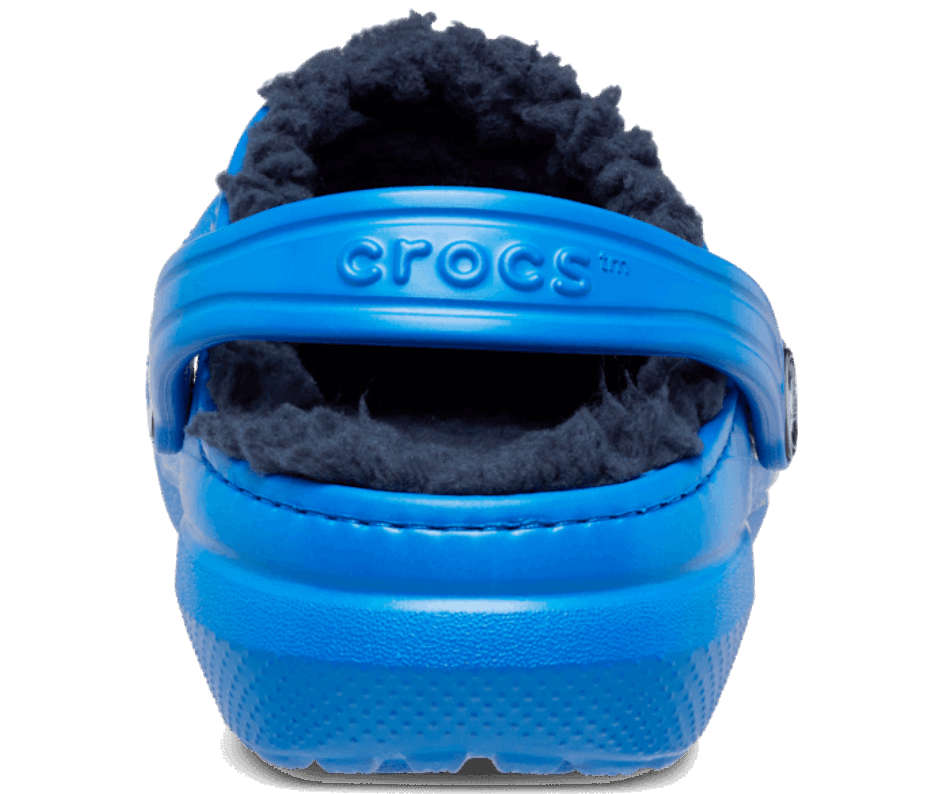Crocs Child Forrado Clássico Tamanco Azul Parafuso