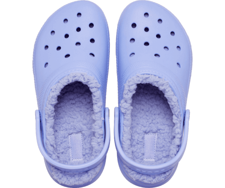 Crocs Infantil Clássico Forrado Tamanco Digital Violeta