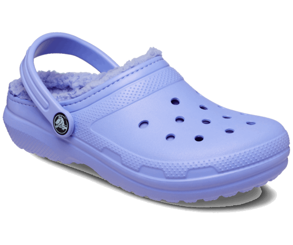 Crocs Infantil Clássico Forrado Tamanco Digital Violeta