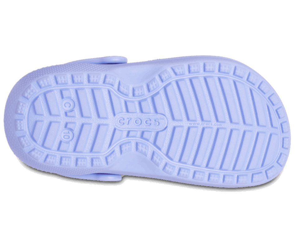 Crocs Infantil Clássico Forrado Tamanco Digital Violeta