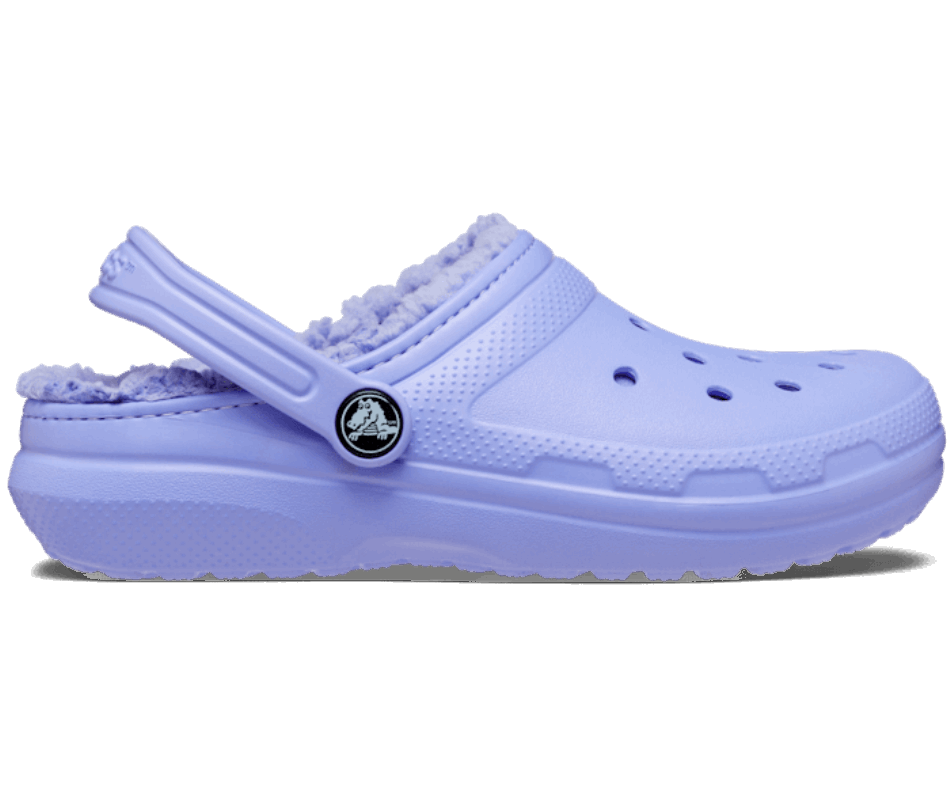 Crocs Infantil Clássico Forrado Tamanco Digital Violeta