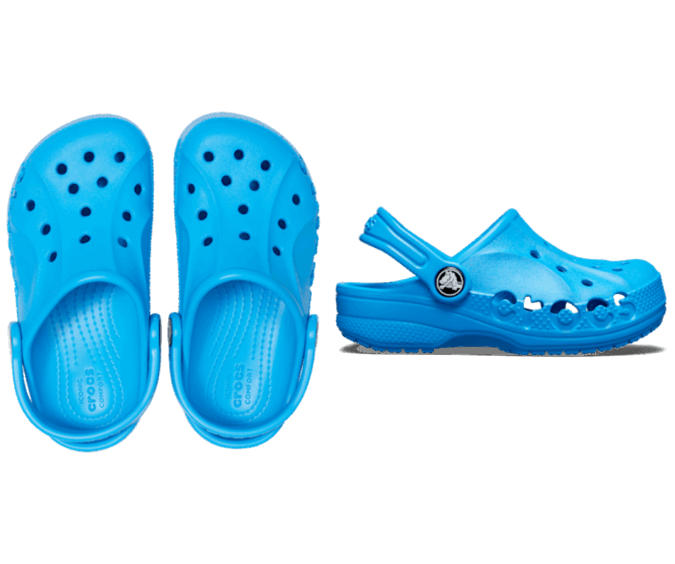 Crocs Para Crianças Baya Entupir Oceano
