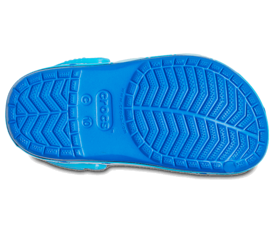 Crocs Infantil Divertido Laboratório Bebê Tubarão Tamanco Cobalto Brilhante