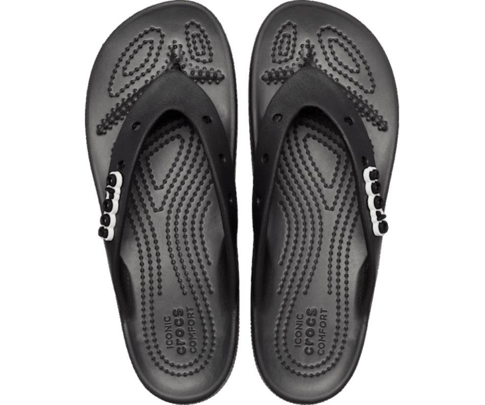 Crocs Classic Plataforma Flip Preto