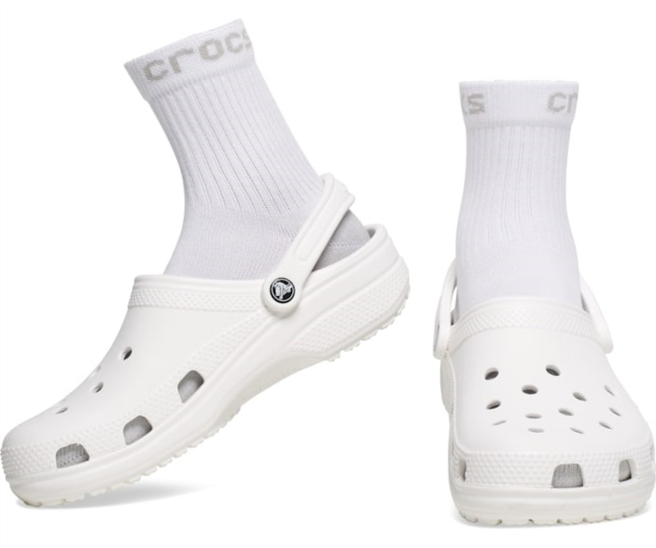 Crocs Meias Adulto Trimestre Sólido 3-pack Multi
