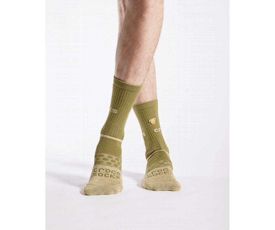 Crocs Meias Adulto Crew Graphic 3 Pack De Camuflagem Preta