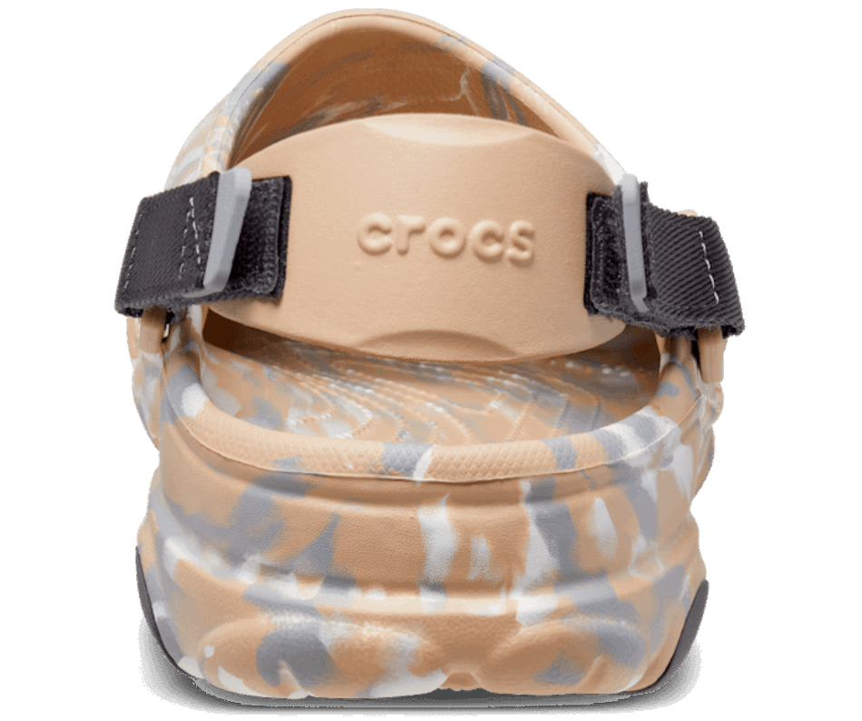 Crocs All-terrain Clássico Tamanco Em Mármore Chai-multi