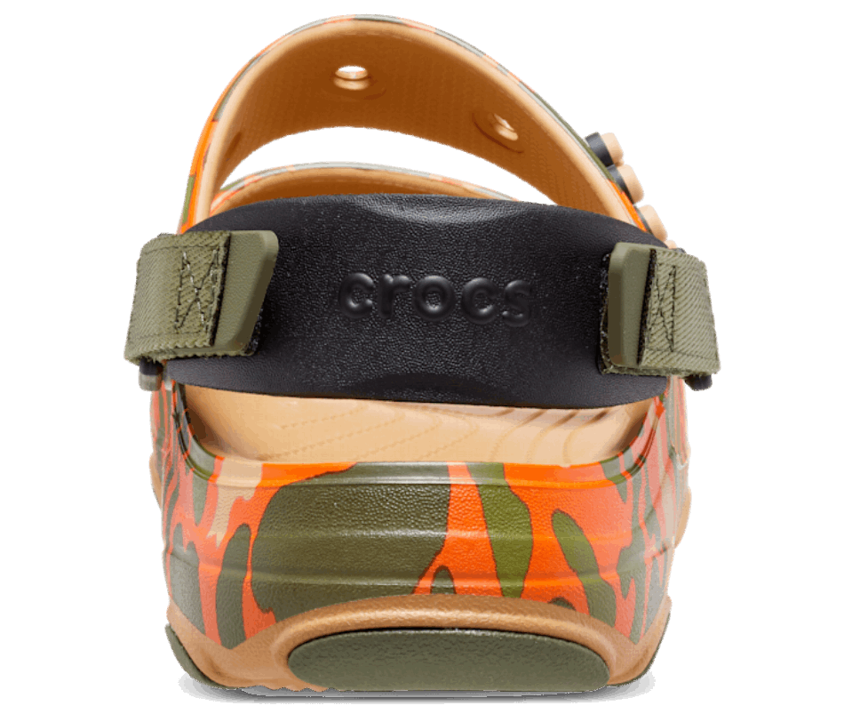 Sandália Camuflada Crocs Classic Todo-o-terreno Tan-multi